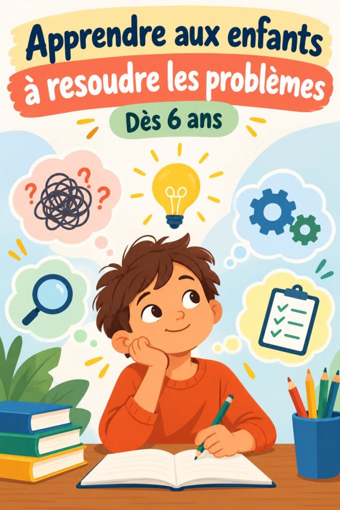 Un enfant réfléchit à une solution pendant un exercice de résolution de problèmes