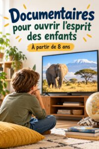 Documentaire captivant pour enfants en pleine projection