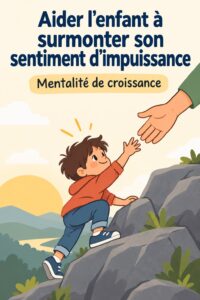 Un enfant souriant jouant à des jeux éducatifs favorisant l'esprit de croissance