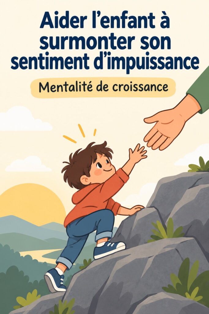 Un enfant souriant jouant à des jeux éducatifs favorisant l'esprit de croissance