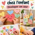 Enfant jouant avec des amis dans le jardin, illustrant des jeux de bienveillance