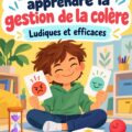Une maman jouant avec son enfant à un jeu éducatif sur la gestion de la colère.