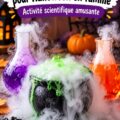 Ensemble de pots contenant des potions magiques colorées pour Halloween