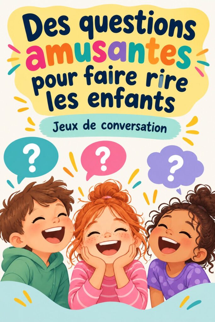 Un parent joue avec son enfant en posant des questions amusantes à table.