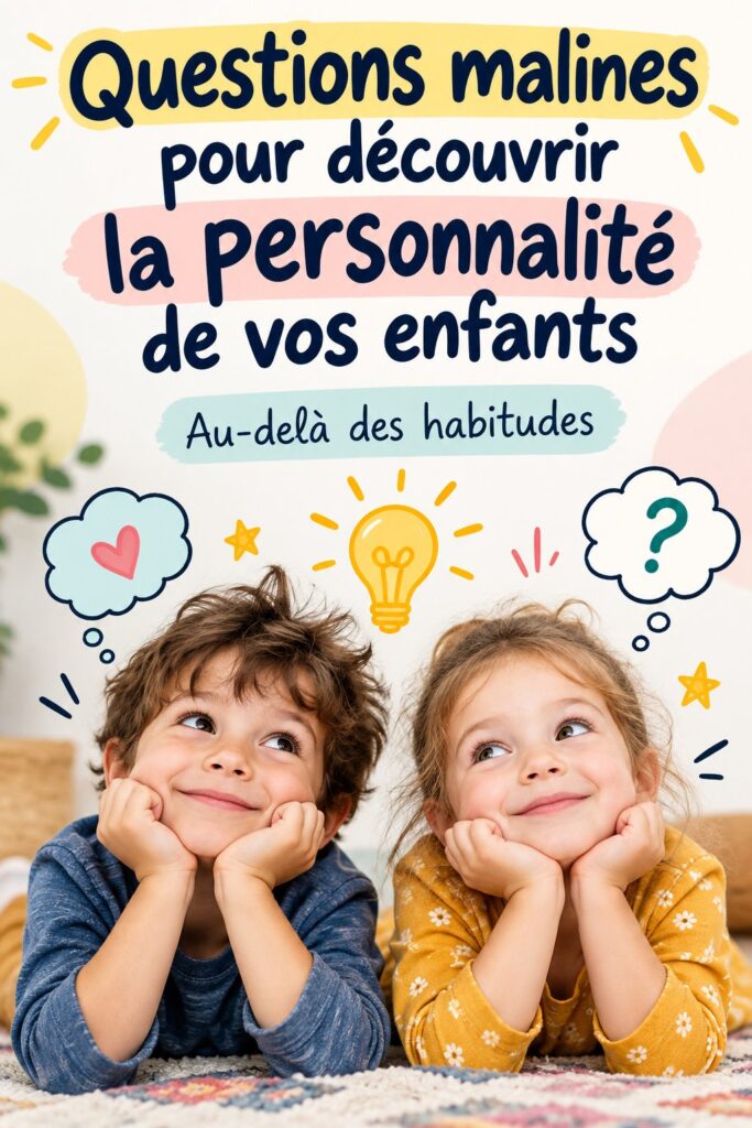 Un parent et un enfant discutant autour d'une table, engageant une conversation avec des questions malines.