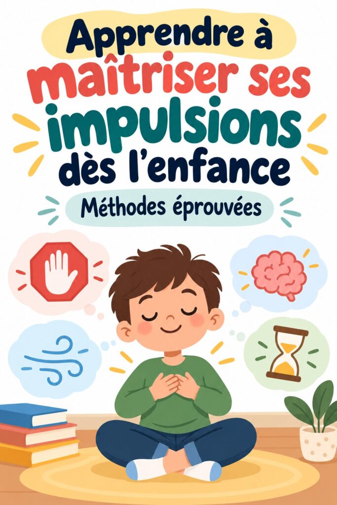 Enfant concentré sur un exercice de contrôle des impulsions avec sa mère.